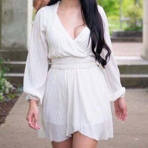 White Boho dress